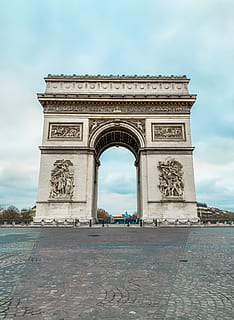 Arc de Triomphe during daytime, architecture, history, the past HD wallpaper