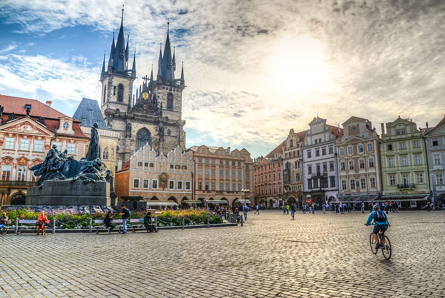 square, prague, hdr, city, architecture, tourism, czech, travel HD wallpaper