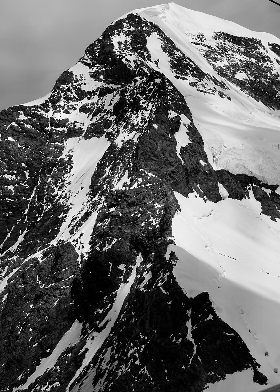 mountain, outdoors, nature, mountain range, ice, peak, snow HD wallpaper