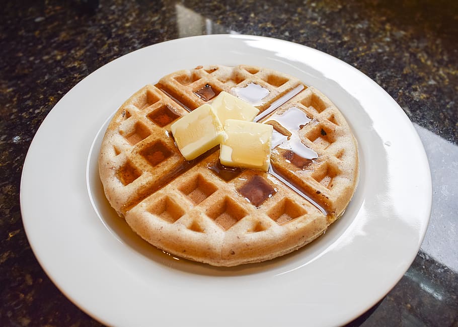 Hd Wallpaper United States Lake Wylie Waffles Butter Syrup