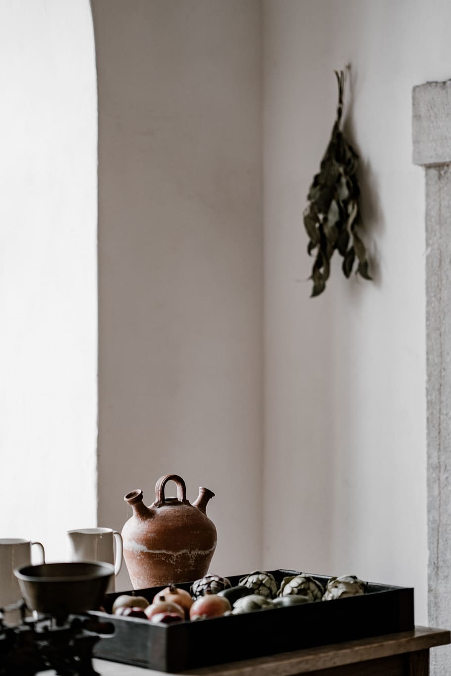 culinary, kitchen, table, herb, veggy, vegetable, fruit, bowl HD wallpaper