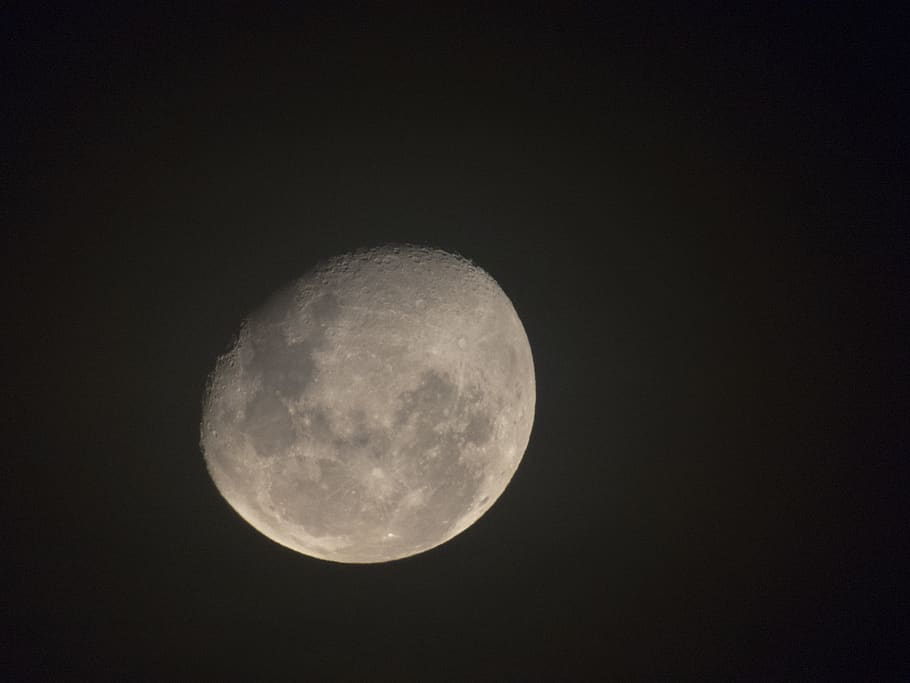 moon, outer space, outdoors, night, universe, nature, astronomy HD wallpaper