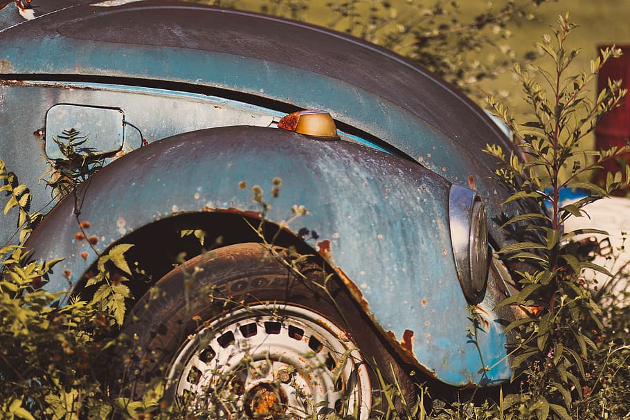 mode of transportation, land vehicle, car, abandoned, motor vehicle HD wallpaper