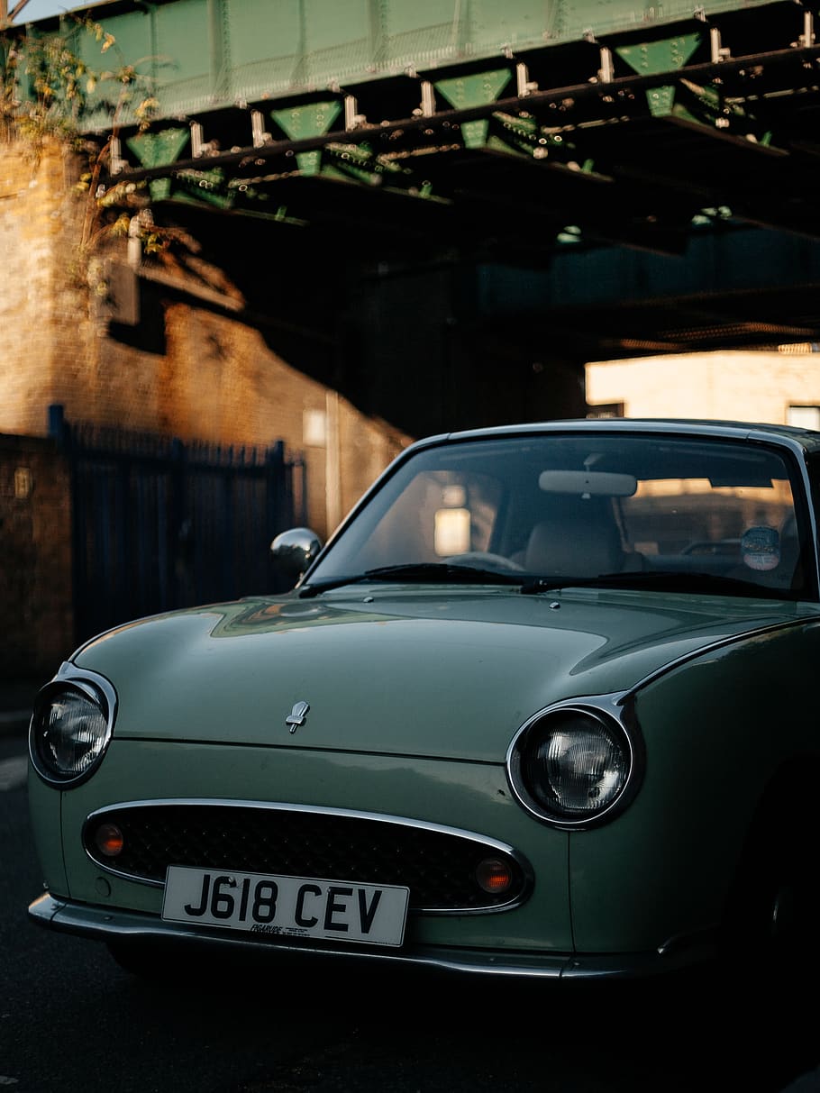 Green Coop, vehicle, car, transportation, automobile, windshield HD wallpaper