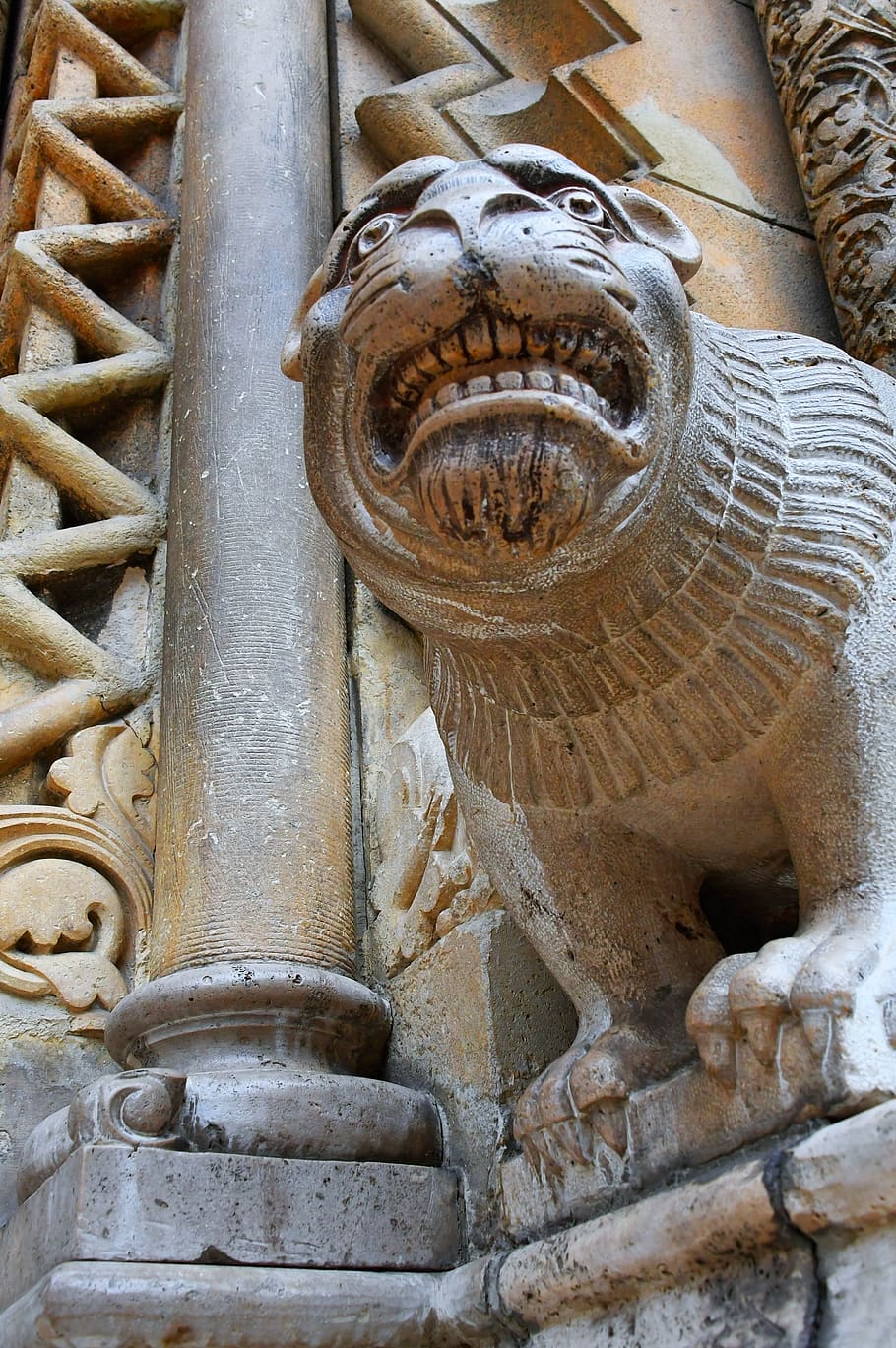 statue, stone, art, sculpture, decoration, faktúra, texture HD wallpaper