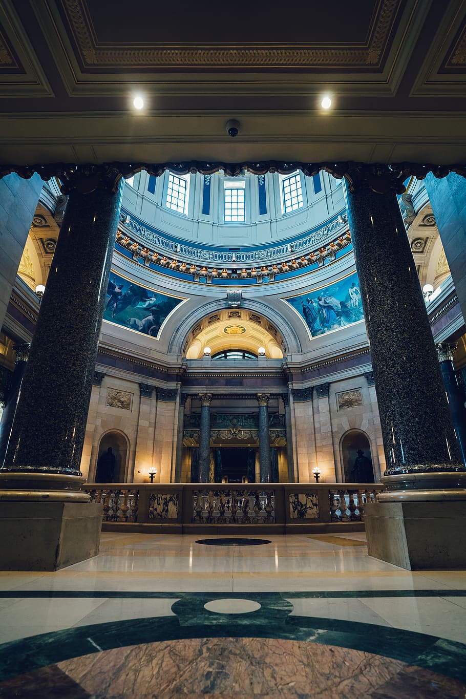 Low Angle Photography Of Inside Of Building, architecture, ceiling HD wallpaper
