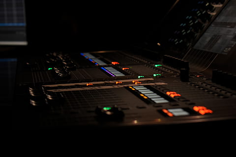 gray audio mixer, computer, studio, hardware, keyboard, electronics HD wallpaper