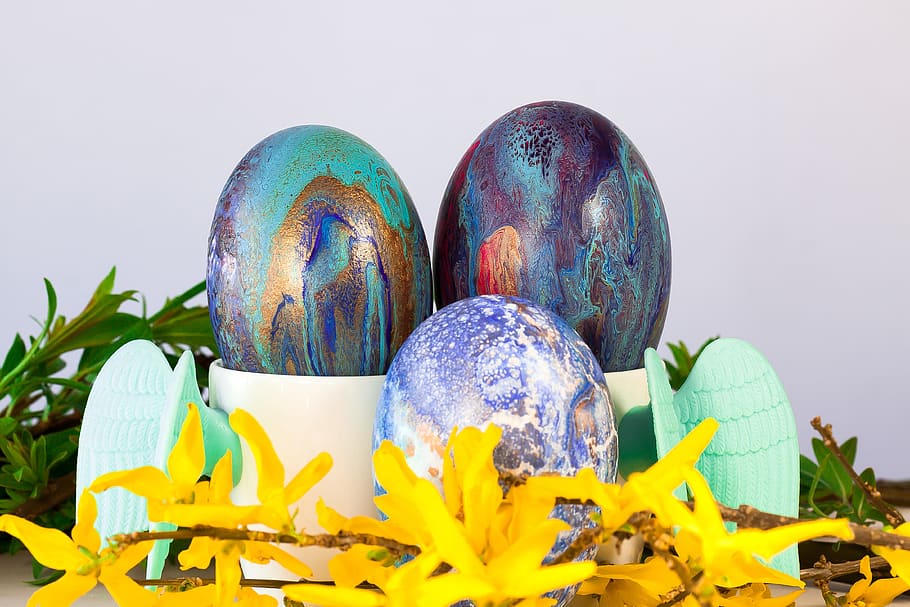 egg, colorful, easter eggs, paint, colored, pouring, cheerful HD wallpaper
