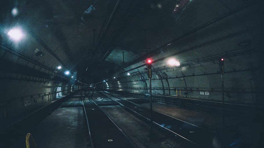 technology, transportation, train, tube, metro, tracks, rail HD wallpaper