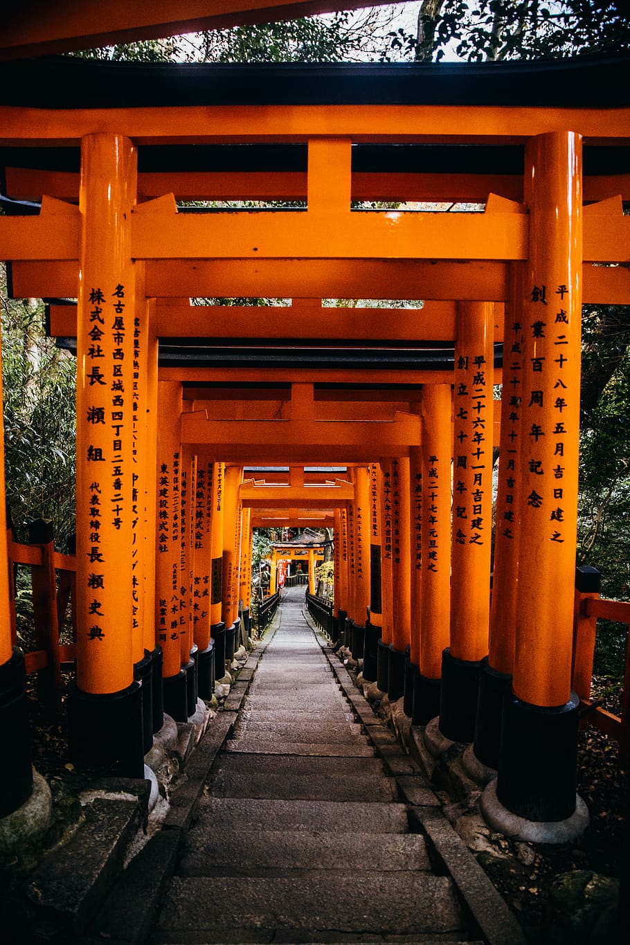 built structure, architecture, orange color, direction, the way forward HD wallpaper