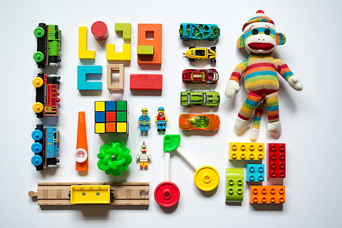 multicolored learning toys, text, play, human, person, daycare HD wallpaper