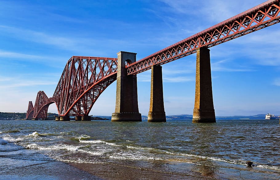 building, bridge, architecture, water, waterfront, port, pier HD wallpaper