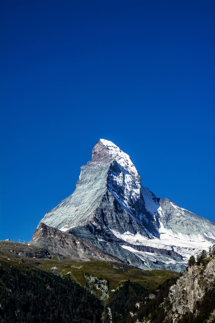 Online crop | HD wallpaper: Matterhorn mountain, New Zealand, nature ...