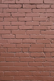 brown brick wall, pattern, texture, pink, closeup, surface, paint HD wallpaper