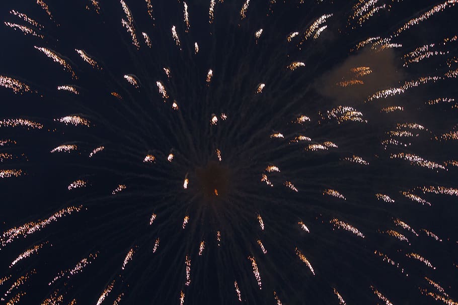 fireworks, night, no people, backgrounds, illuminated, full frame HD wallpaper