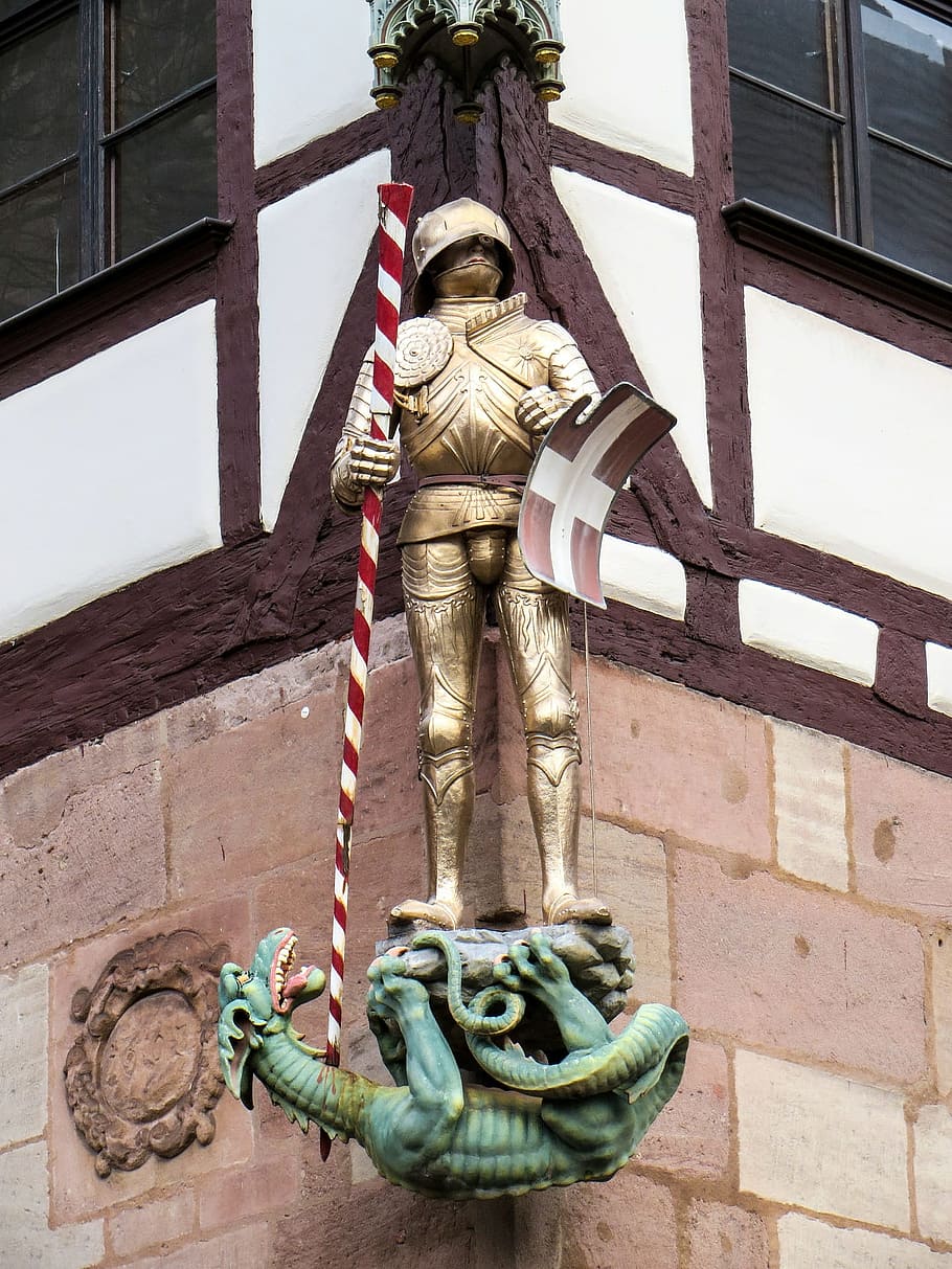 nuremberg, sculpture, fig, figure, statue, architecture, representation HD wallpaper