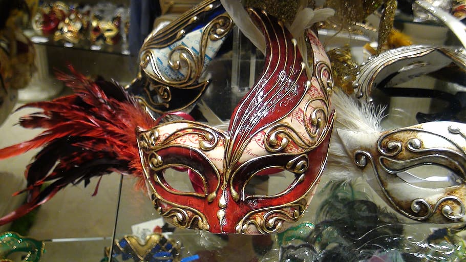 italy, venice, mask, disguise, mask - disguise, no people, retail HD wallpaper