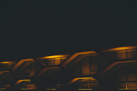 Photo of Building during Night Time, architectural, architectural design HD wallpaper