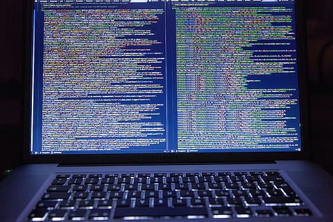 HTML Code on a Laptop, technology, developer, development, digital HD wallpaper