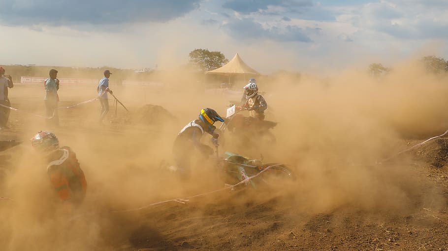 india, coimbatore, group of people, dust, real people, day HD wallpaper