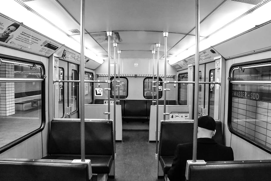 train, wagon, metro, retro, station, mode of transportation, HD wallpaper