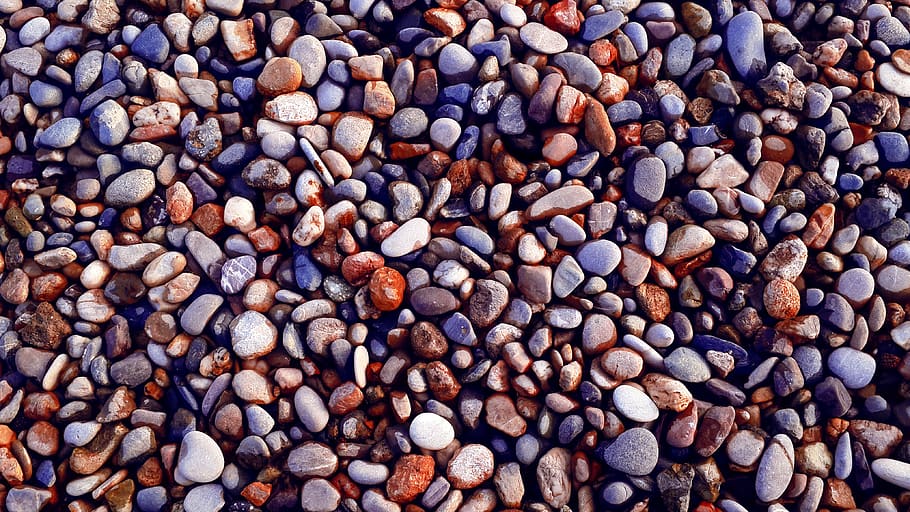 Assorted-color Stone Lot, close-up, gravel, hard, pattern, pile HD wallpaper