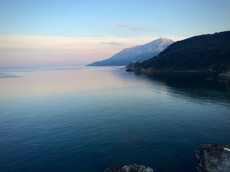 greece, halkidiki, water, sky, scenics - nature, beauty in nature HD wallpaper