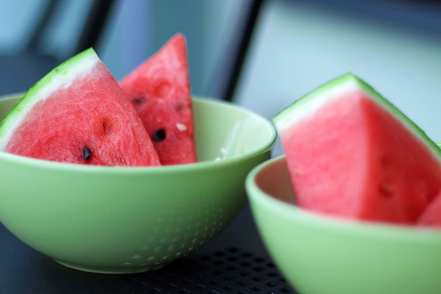 Watermelon on Bowl, fruit, healthy, food and drink, healthy eating HD wallpaper
