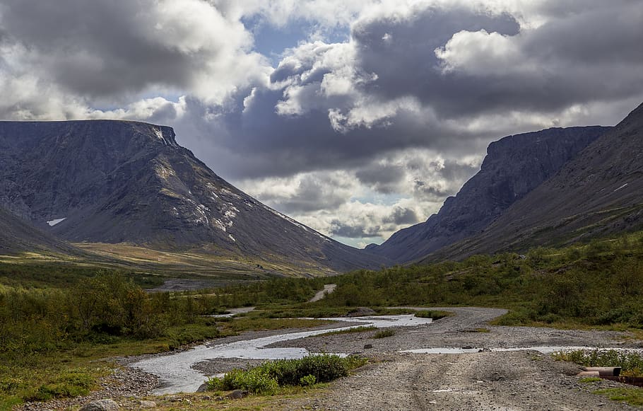 nature, outdoors, mountain, mountain range, plateau, road, gravel HD wallpaper