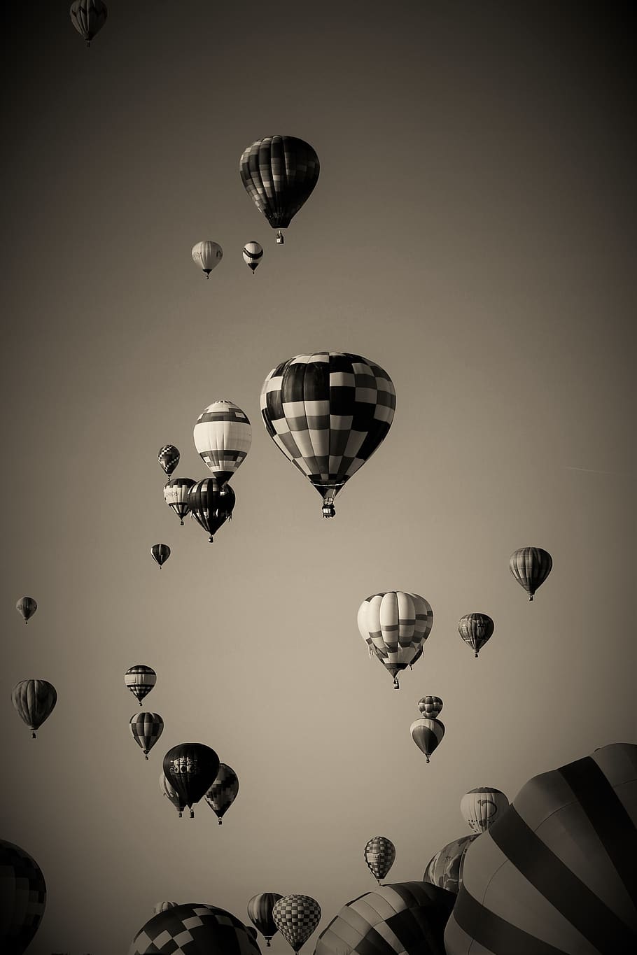 Flying Hot Air Balloons, activity, adventure, aerial, airship, HD wallpaper