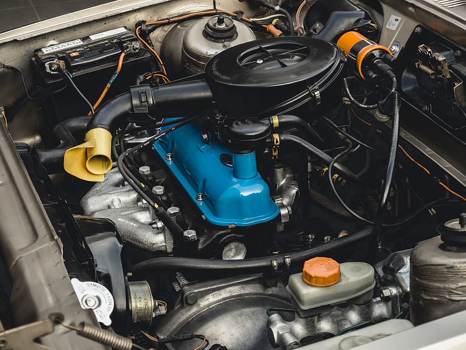 black vehicle engine, machine, motor, transportation, motorcycle HD wallpaper