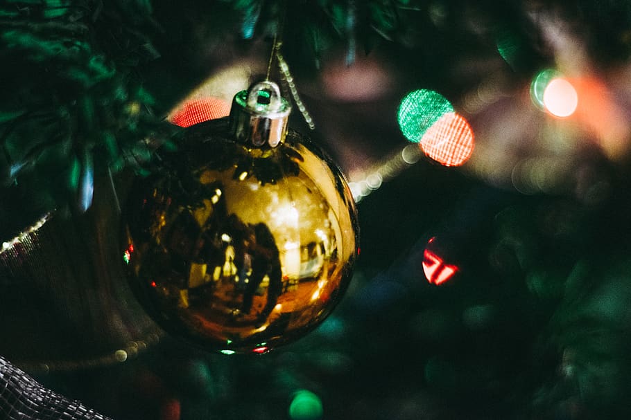 christmas, xmas, tree, lights, winter, decoration, christmas decoration HD wallpaper