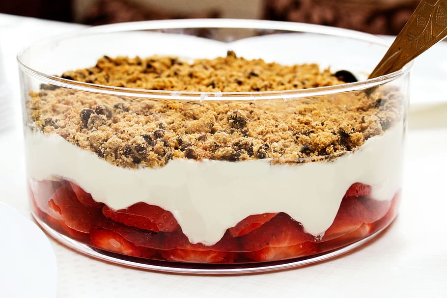 dessert, sweet, pudding, cookie, food and drink, sweet food HD wallpaper