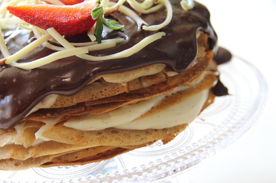passover, kosher, crepe, cake, cheese, dessert, food, crepes HD wallpaper