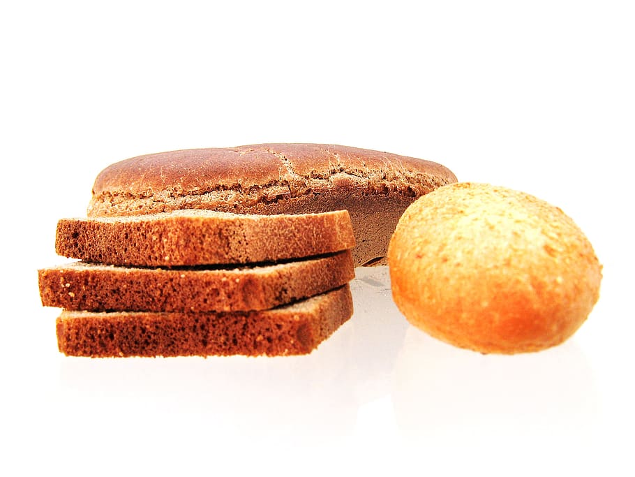 bread, loaf, white, isolated, object, bakery, baked, food, flour HD wallpaper