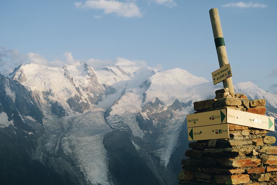 chamonix, mountains, hike, alps, montblanc, directions, snow HD wallpaper