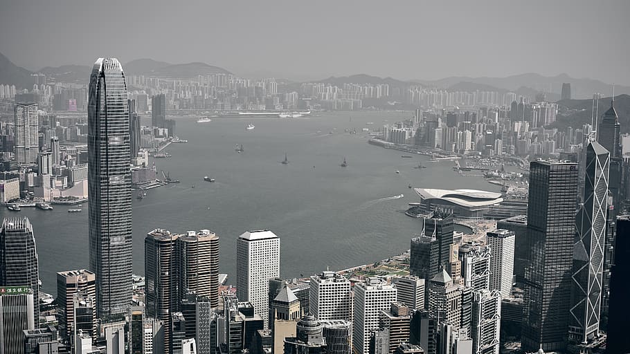 asia, china, architecture, city, skyline, metropolis, hongkong