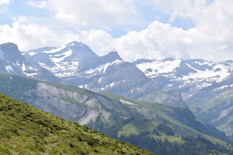 mountains, panorama, landscape, beauty in nature, scenics - nature HD wallpaper