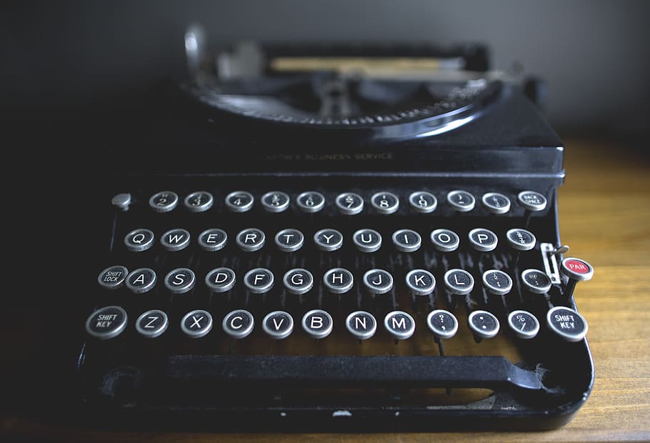 typewriter, letters, old, historic, news, typography, retro styled HD wallpaper