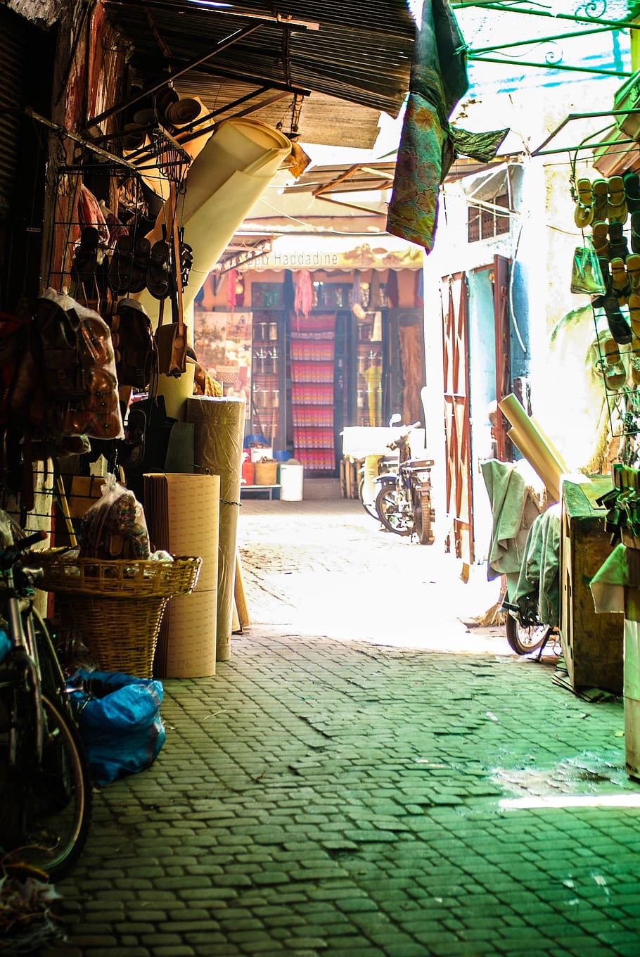 morocco, marrakesh, lights, souk, morroco, great, lost, green HD wallpaper