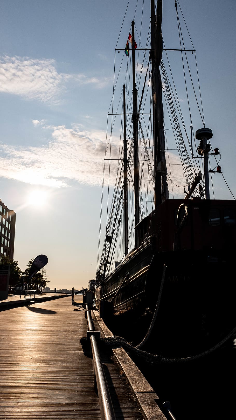 morning, boat, downtown, toronto, sunrise, nautical vessel HD wallpaper