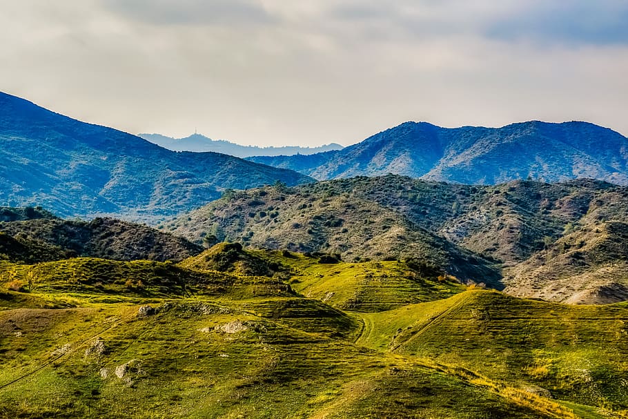 nature, mountains, landscape, sky, travel, kalavassos, cyprus HD wallpaper