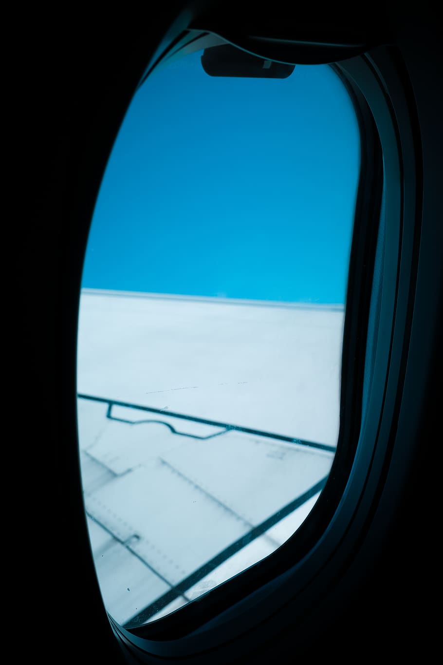 sky, airplane, window, transparent, vehicle interior, glass - material HD wallpaper