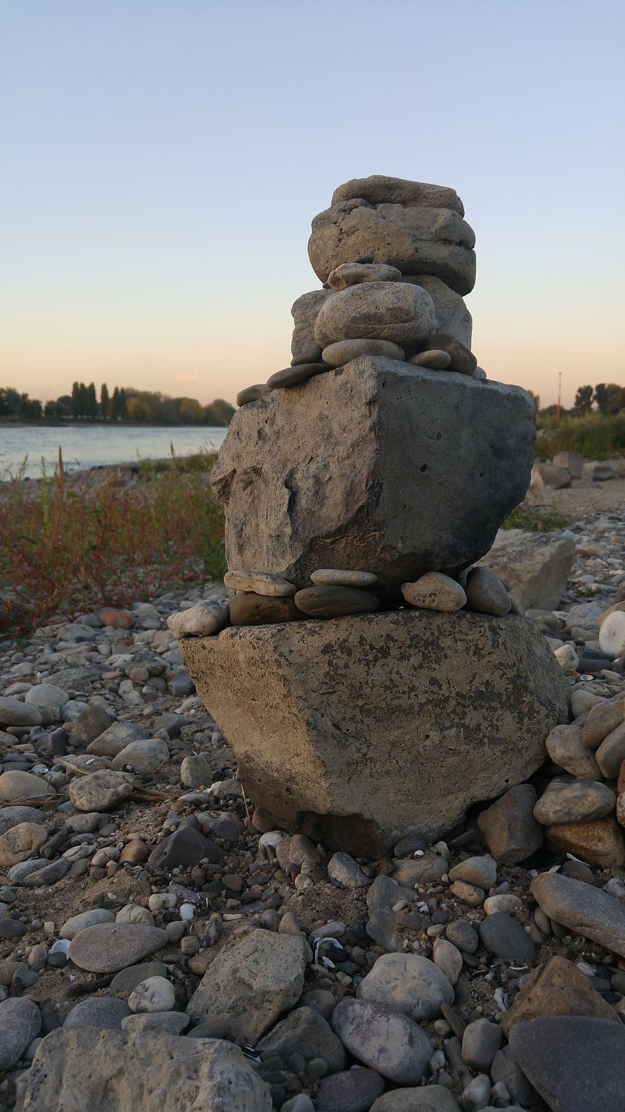 stone, pile, nature, harmony, pebble, balance, meditation, stacked HD wallpaper