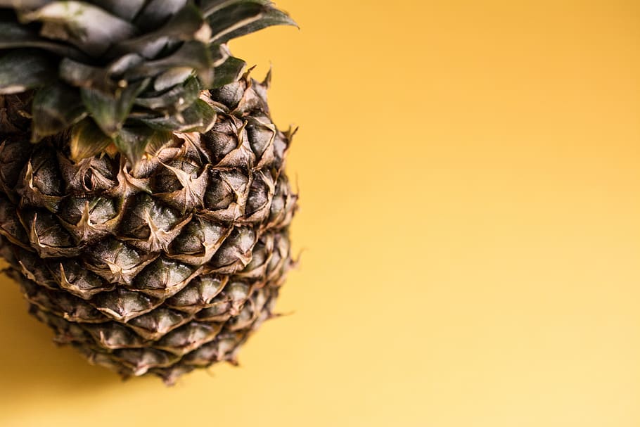 pineapple, fruit, healthy, yellow, food, food and drink, healthy eating HD wallpaper