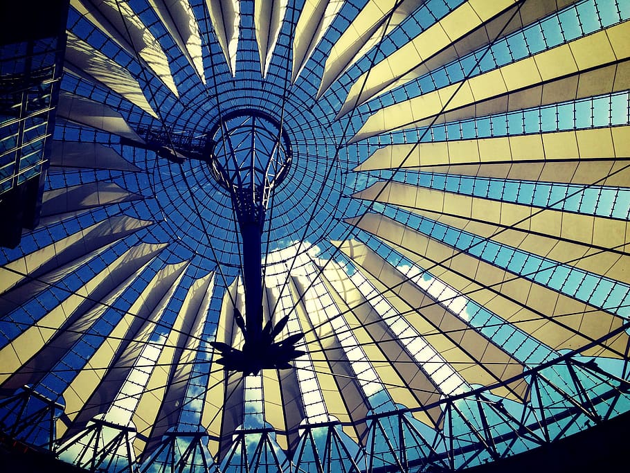 germany, berlin, buildings, pattern, low angle view, built structure HD wallpaper