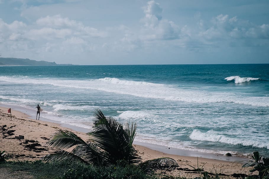 barbados, bathsheba, sea, water, beach, land, horizon, horizon over water HD wallpaper