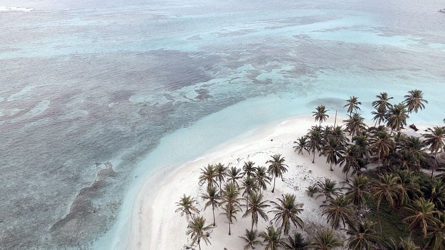 panama, san blas islands, nature, wallpaper, drone view, background