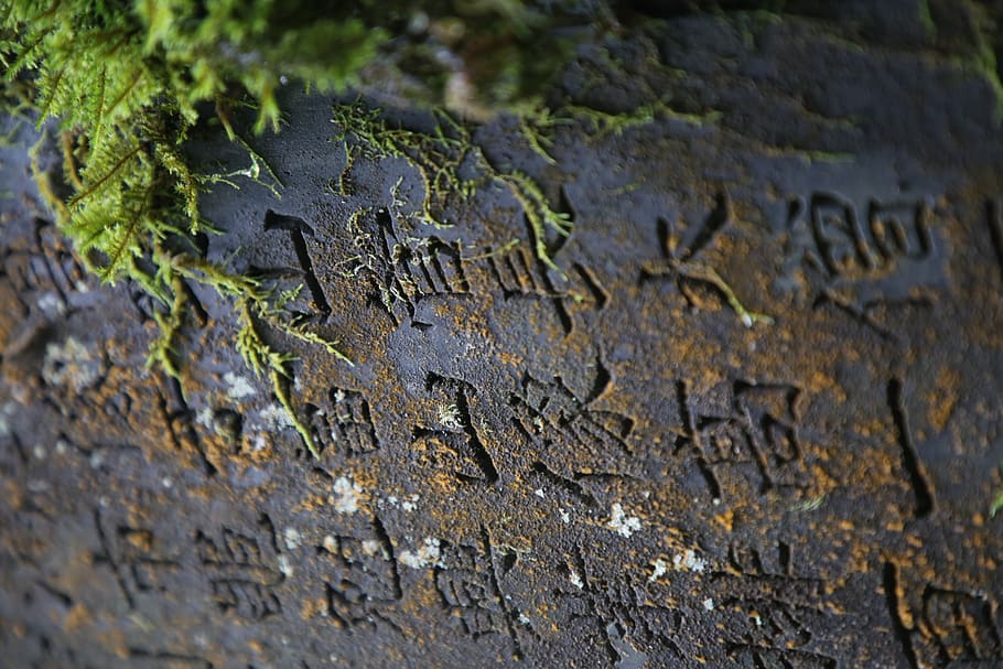 grey concrete wall, text, no people, communication, selective focus HD wallpaper