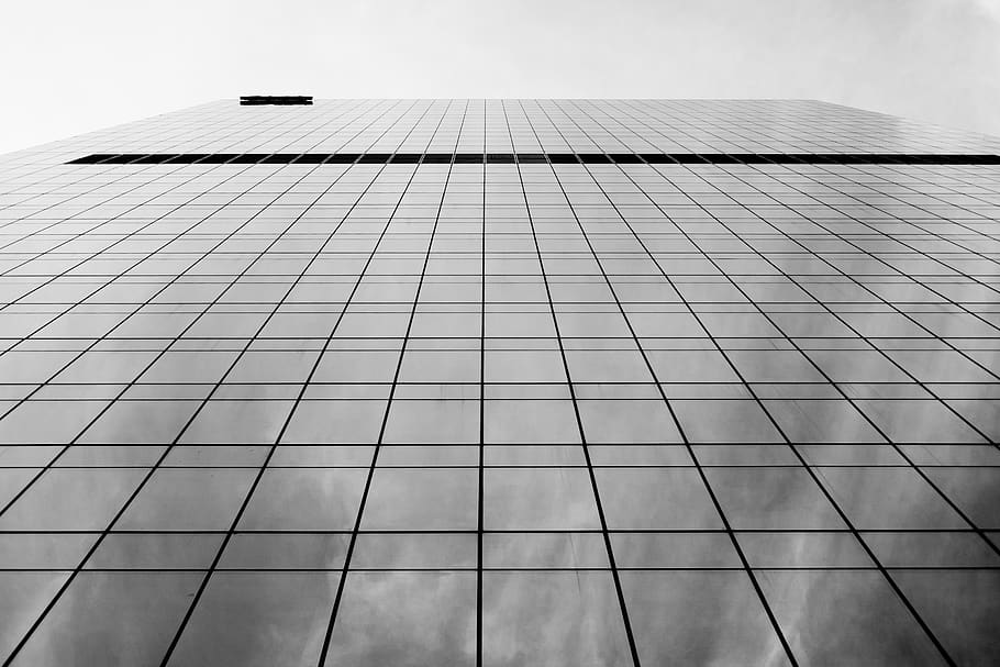 low-angle view of building, architecture, building exterior, built structure HD wallpaper